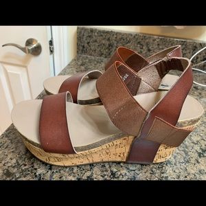 Corky’s Brown Wedges Size 9 Sandals